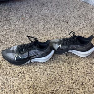 Nike Black and Gray Women's Sneakers